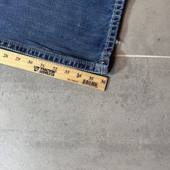 Ariat M4 Gulch Relaxed Boot Cut Jeans Men 36x36 Blue Cotton - Picture 12 of 16